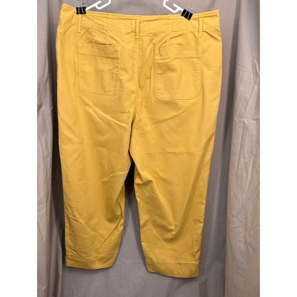 Loft Womens Pants Plus Jeans Yellow Gold Great Condition. Size: 18 - Picture 3 of 8